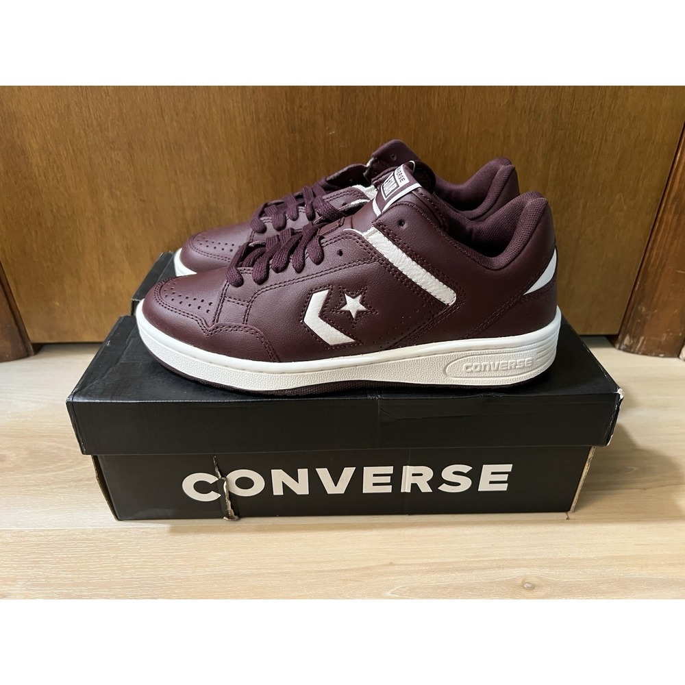 Converse Weapon Ox Sneaker Bloodstone/White Size Mens 8.5, Womens 10 New In Box - Picture 1 of 9
